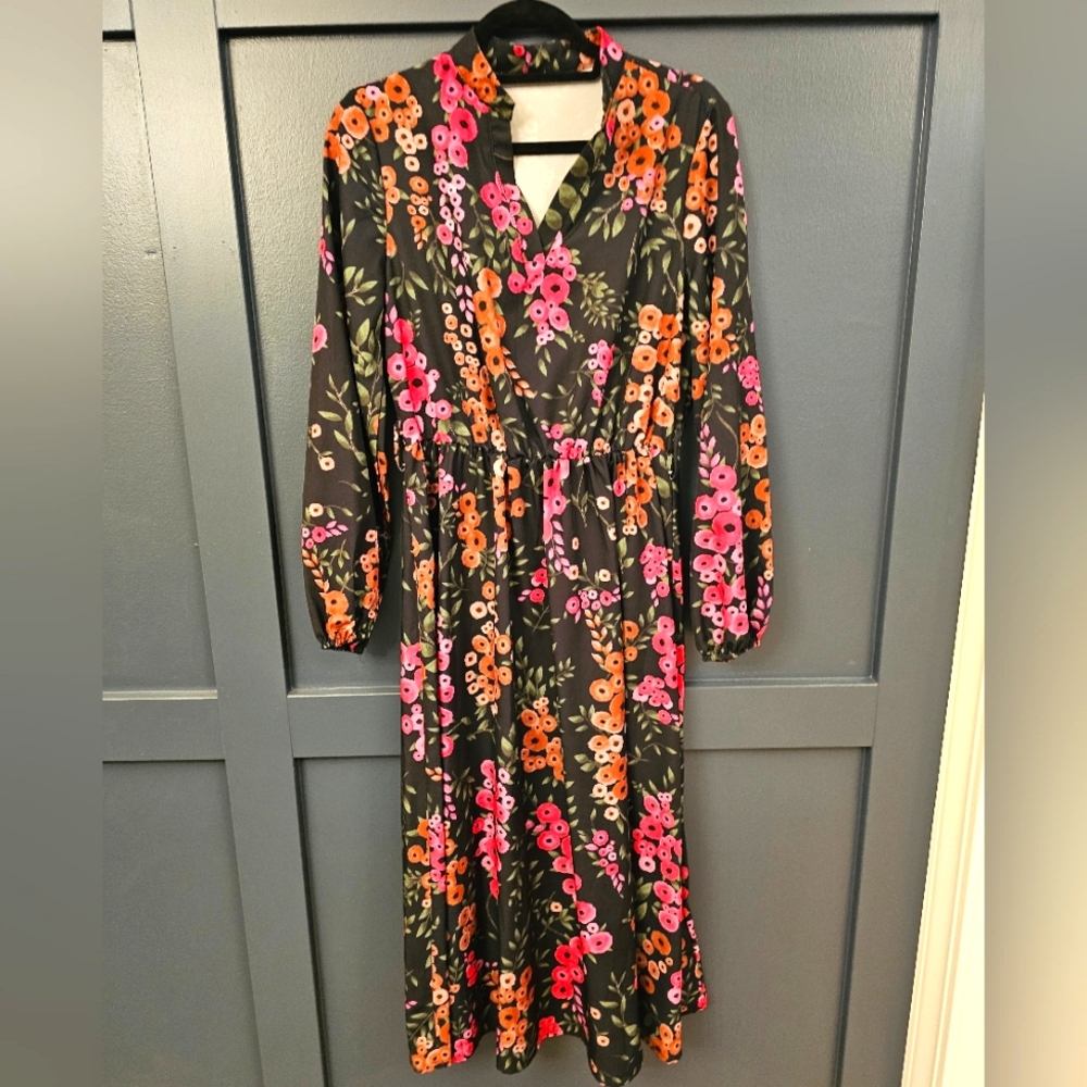 Vintage inspired floral dress